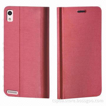 New Arrival Folio PU Leather Mobile Phone Case for Huawei Ascend P6